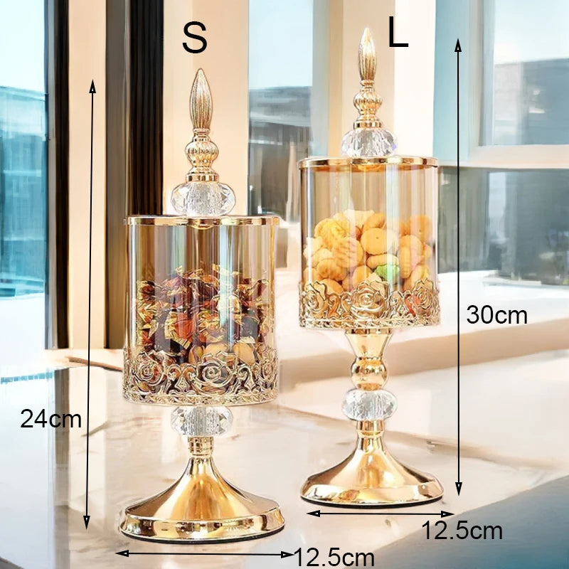 Luxury European Style Glass Container